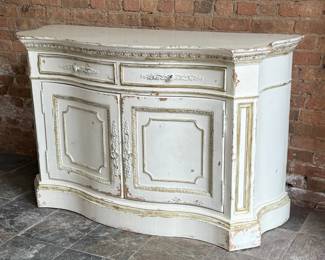 Contemporary French White Console Dresser 