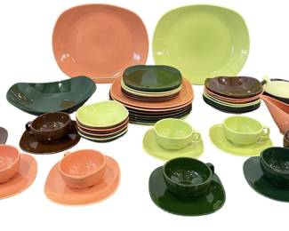 Collection of Mid Century HARMONY HOUSE "Main Street" Dinnerware