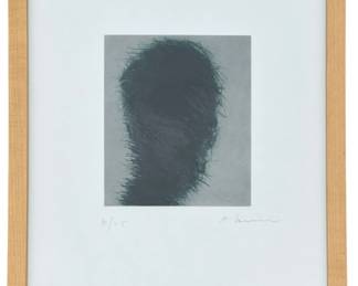 ARNULF RAINER (Austrian, 1929-2025) "Hinterkopf" Color Etching 