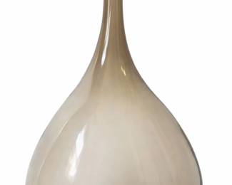 Mid Century Smoked Glass BLENKO Vase