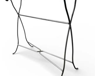 Wrought Iron and Brass Quilt Stand