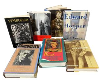 Collection of First Edition Art & Artist Biography Books