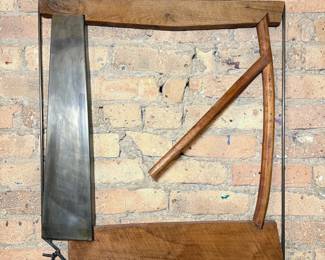 PETER CHARLES (American, 20th C.) Wood and Metal Sculpture 
