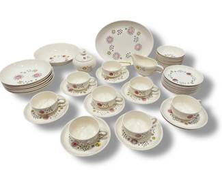 Collection of Mid Century Atomic Dinnerware, 40+ Pcs.