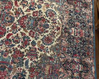 Multiple hand knotted rugs