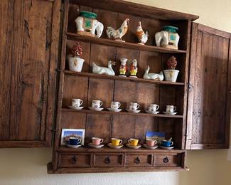 Large hanging cupboard with doors