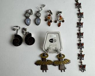 Sterling Silver Earrings/Bracelet