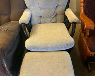 Glider rocker with ottoman $25