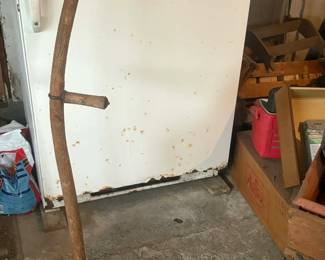 antique scythe