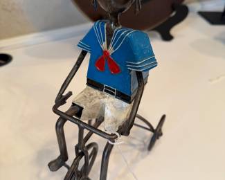 Vtg Manuel Felquerez Boy on Tricycle