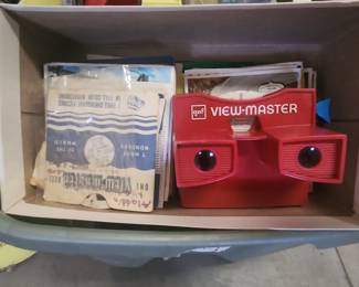 Vintage Red GAF View-Master Model G with Reels