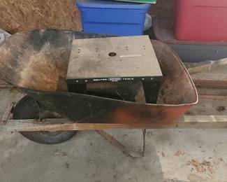 Craftsman Router Table Insert Plate with Wheelbarrow