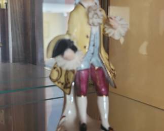 Volkstedt Porcelain Figurine of a Man in 18th-Century Attire