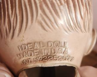 Vintage Ideal Doll Baby Doll in Pink Gown