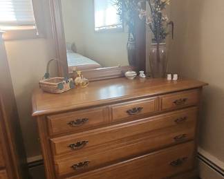 Vintage Sumterl Furniture Country French Style Dresser with Mirror