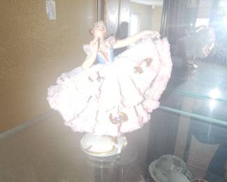 Dresden Lace Ballerina Figurine