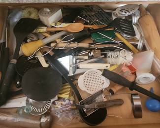 Assorted Kitchen Utensils and Gadgets