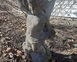 Concrete Cherub Statue