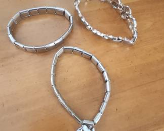 Set of Three Italian Charm Bracelets