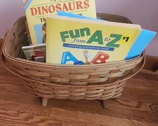 Highlights Children's Activity Books in Woven Basket