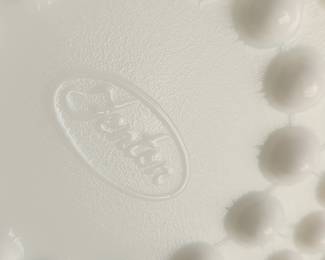 Fenton Hobnail Milk Glass Footed Bowl