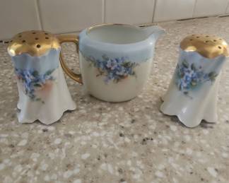 M Z Austria "Egerland" Creamer and Salt & Pepper Shakers Set