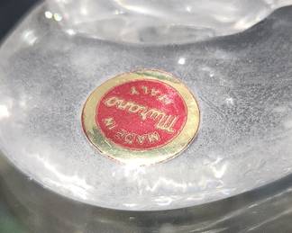 Ferro & Lazzarini Murano Glass Angel Candleholder