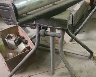 Vintage Pexto Sheet Metal Slip Roller Bender