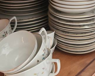 Princess China "Riviera" Pattern Dinnerware Set by Empcraft USA