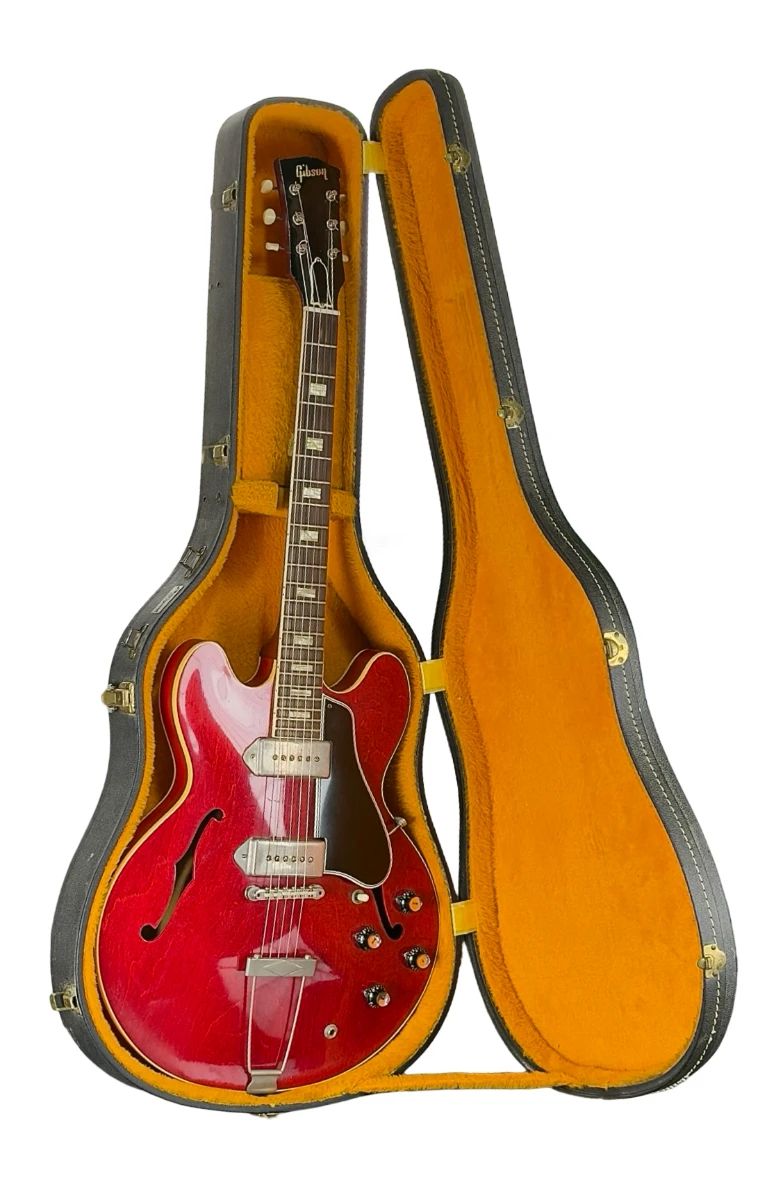 vintage 1965 Gibson ES-330 TDC Electric Guitar w/ Case - Cherry Finish