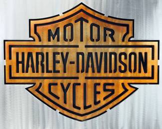 Brown's Custom Metalworks Harley Davidson LED Lighted Color Changing Sign