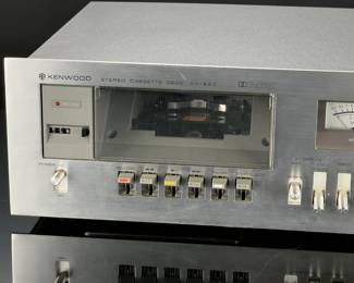 Kenwood KX-620 Vintage Stereo Cassette Deck Player. -Untested, Powers On