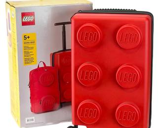 NIB LEGO Red Carry-On Suitcase & Backpack Set 1819451 - Unused, Collectible