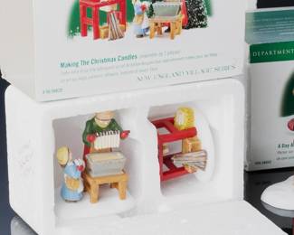 Lot of 7 Department 56 Heritage Village & New England Village Christmas Figurines