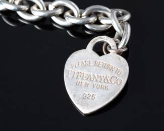 Tiffany & Co. Sterling Silver Return to Tiffany Heart Tag Toggle Bracelet 925