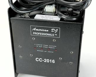 American DJ CC-2016 4-Channel Lighting Chase Controller, 16 Patterns