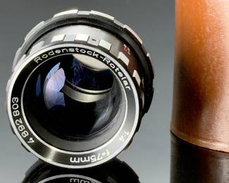 Rodenstock-Rotelar 75mm f/4 Projection Lens w/ Case for 8mm Projectors