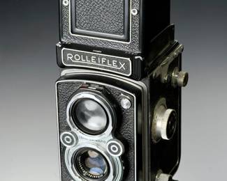 1950 Rolleiflex K4A 3.5 TLR Camera w/ Schneider-Kreuznach Xenar 75mm f/3.5 Lens