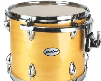 Pulse 13x10 Tom Drum - Natural Wood Finish Percussion Instrument