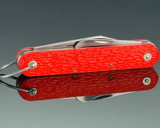 Camillus USA Spring Assist Folding Knife w/ Gut Hook & Textured Handle