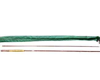 Vintage Fenwick FF807 8' 7wt Fiberglass fly Rod with Feralite Ferrule & Case