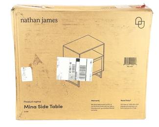Nathan James Mina Side Table. - NewIn Box (NIB) - Modern Industrial Design