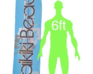 Vintage Original Big Surf Waterpark Waikiki Beach Exit Sign - Iconic Surfboard