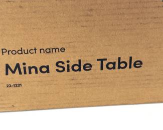 Nathan James Mina Side Table - New In Box (NIB) - Modern Industrial Design