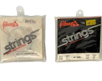 VINTAGE Gibson Electric Guitar Strings Flatwound Lot 2 Kalamazoo Era