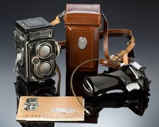 Rolleiflex 3.5F TLR Camera Carl Zeiss Planar 75mm Lens & Complete Kit