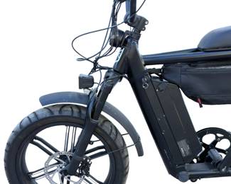 Juiced Bikes City Scrambler E-Bike, Moped Style Electric Bicycle (Battery Issue0