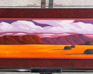 Stephen Easterling Original Art "Late August" Desert Modern Painting