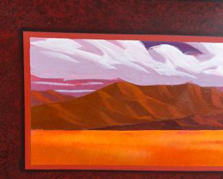 Stephen Easterling Original Art "Late August" Desert Modern Painting