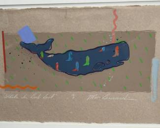 Mary Alice Bernardin "Whale in The Boot Suite" Signed Artist Proof Art